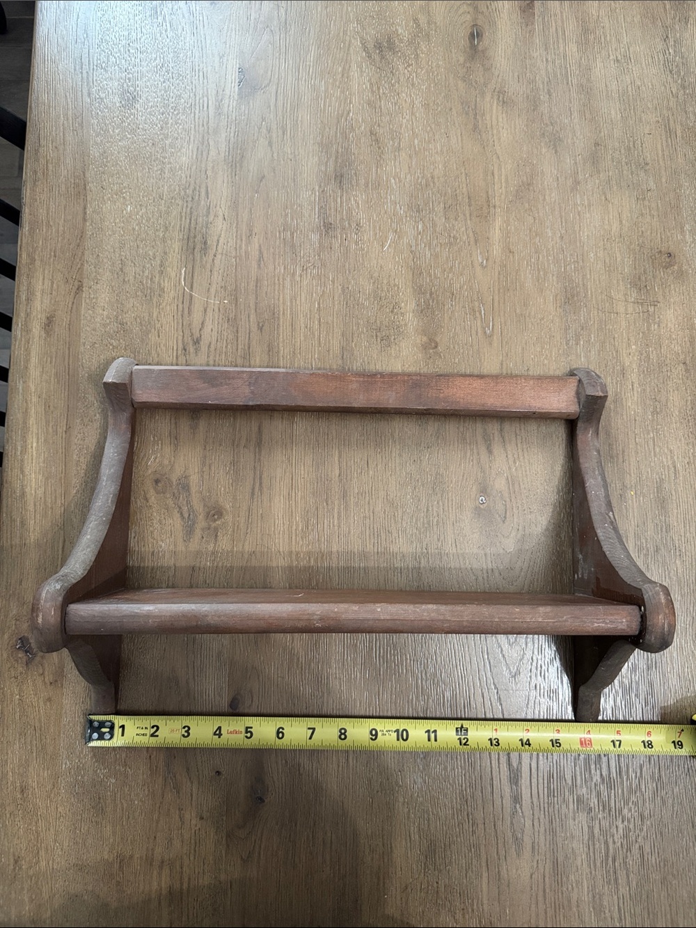 Vintage wood shelf